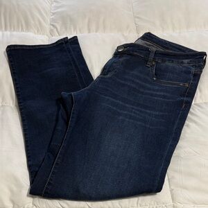 Kut from the Kloth Dark Blue Women's Straight Leg Jeans